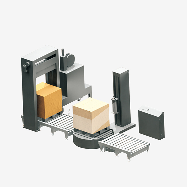 خط بسته بندی بسته بندی بسته بندی پالت اتوماتیک برای جعبه یا جعبه کارتن XKC-1